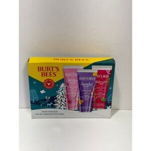 Burt's Bees Hand Cream Trio Gift Set 3pk Wild Rose Lavender Watermelon 1oz NEW